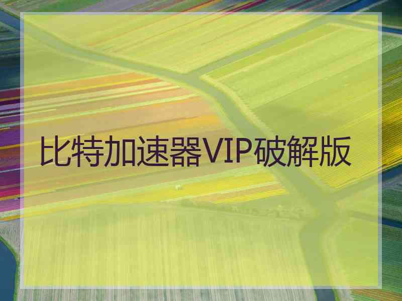 比特加速器VIP破解版