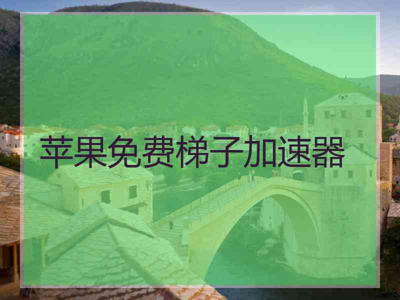 苹果免费梯子加速器