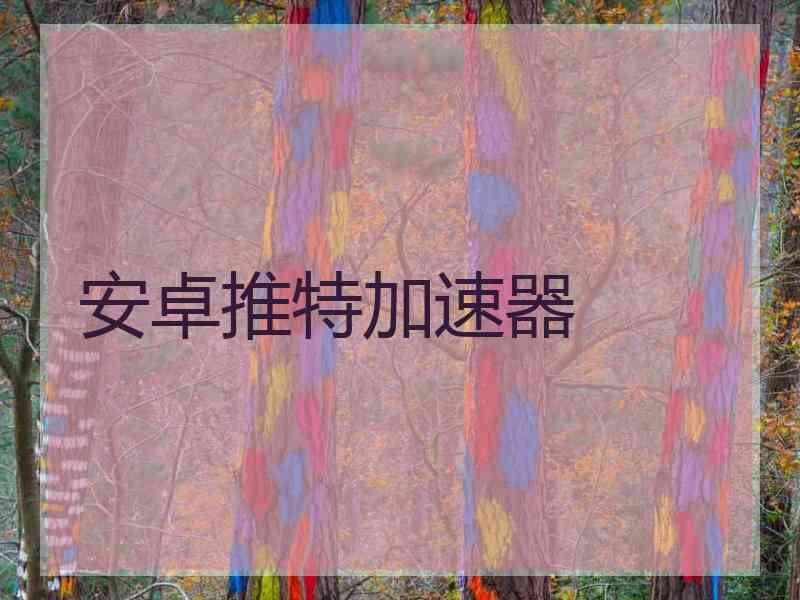 安卓推特加速器