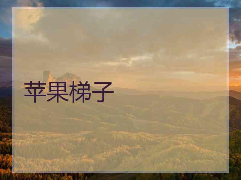 苹果梯子