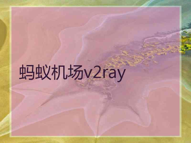 蚂蚁机场v2ray