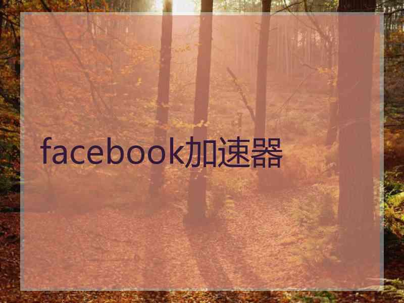 facebook加速器