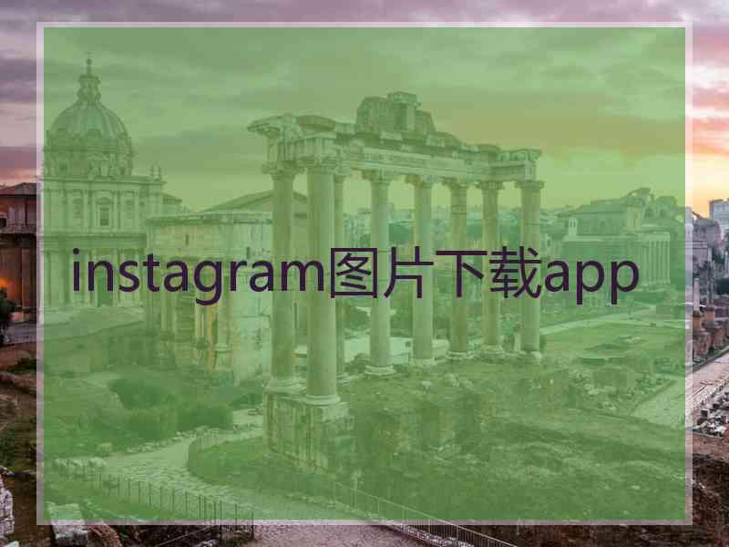 instagram图片下载app
