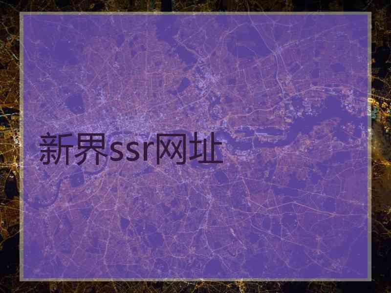 新界ssr网址