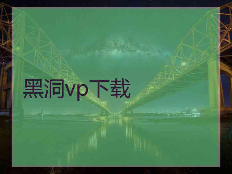 黑洞vp下载