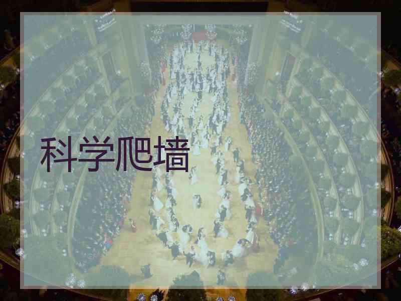 科学爬墙