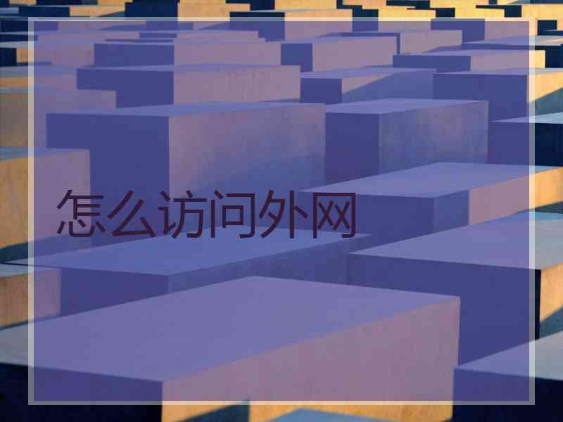怎么访问外网