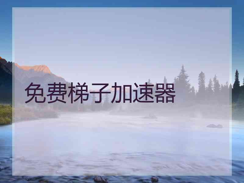 免费梯子加速器