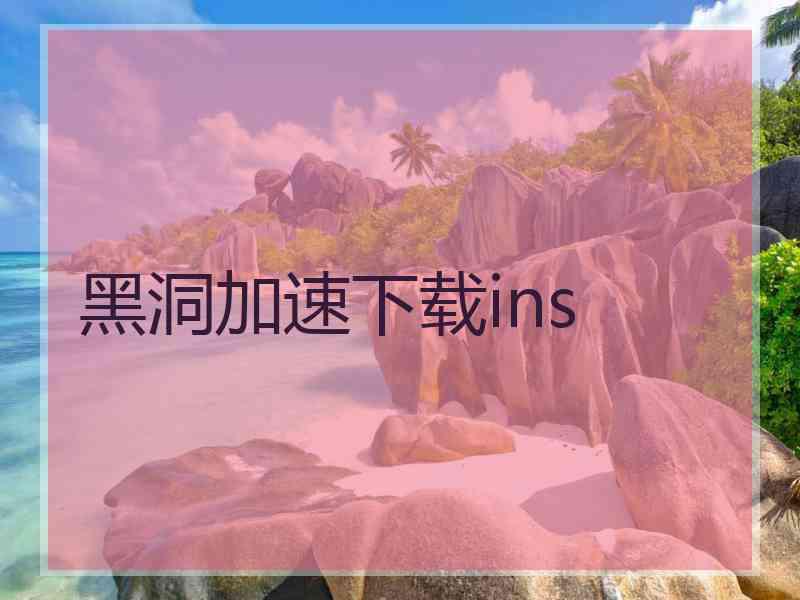 黑洞加速下载ins
