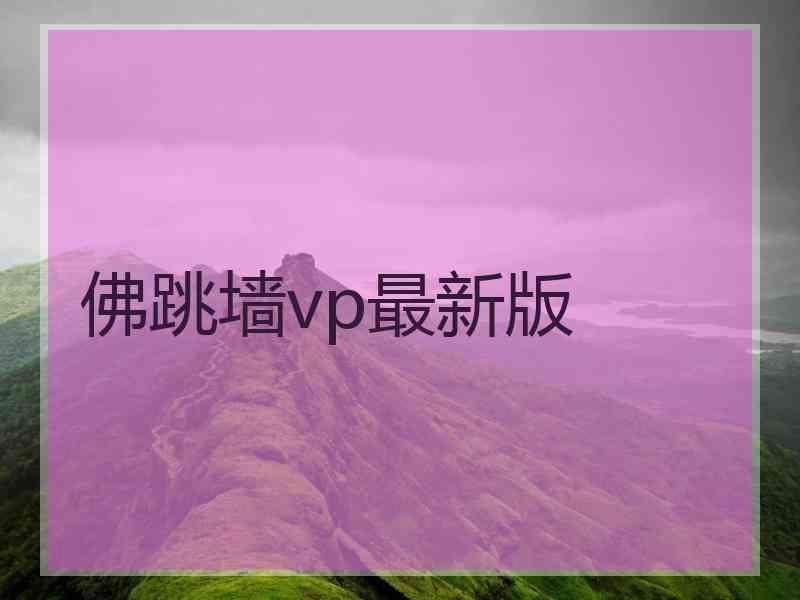 佛跳墙vp最新版