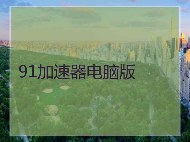 91加速器电脑版