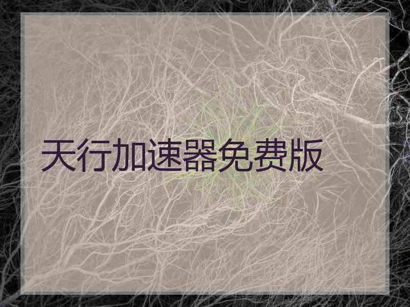 天行加速器免费版