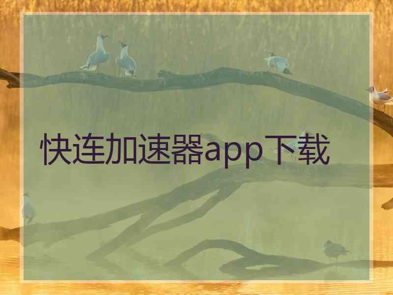 快连加速器app下载