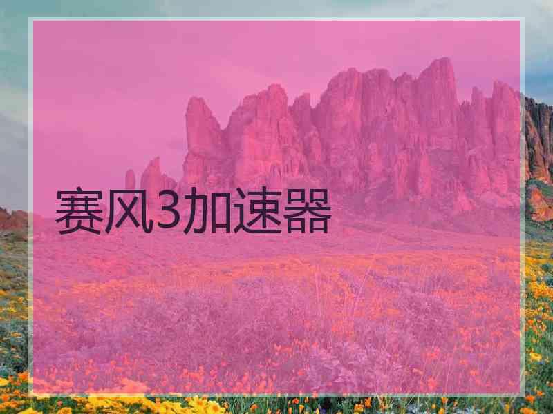 赛风3加速器