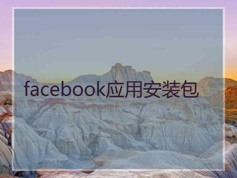 facebook应用安装包
