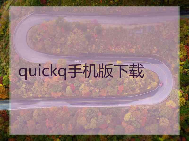 quickq手机版下载