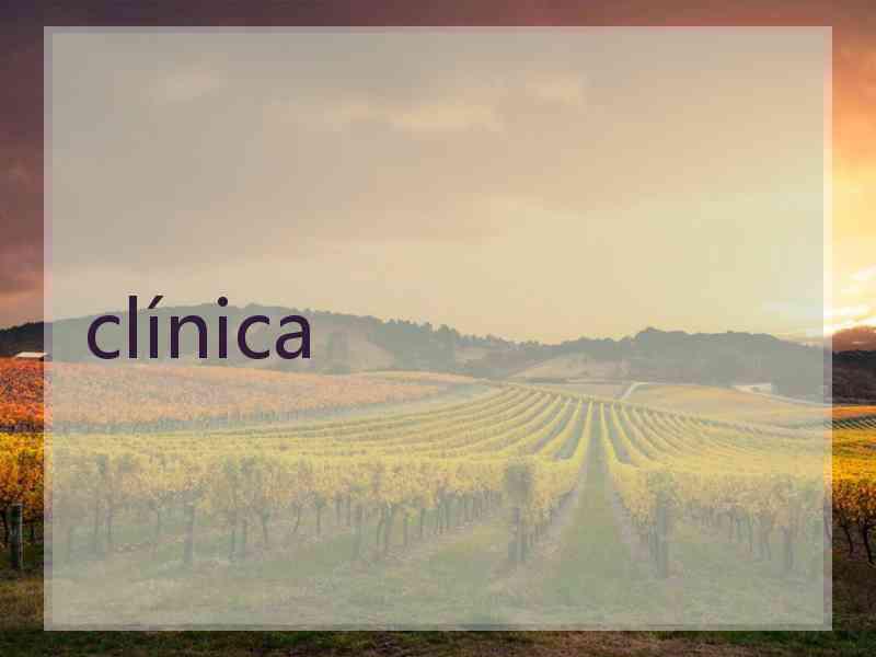 clínica