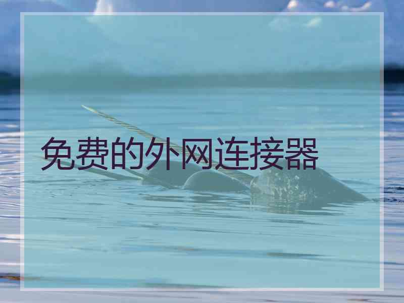 免费的外网连接器