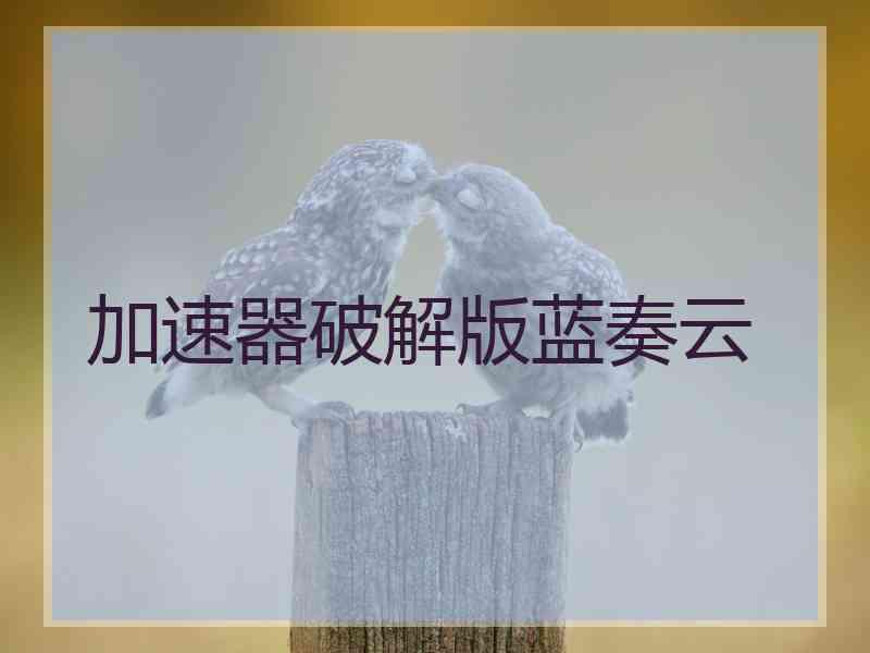加速器破解版蓝奏云