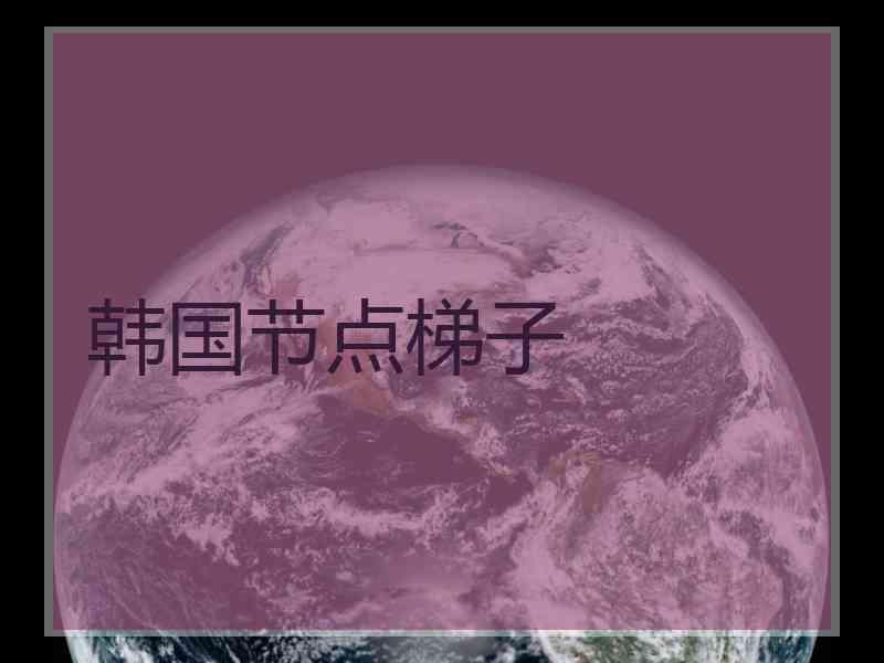 韩国节点梯子