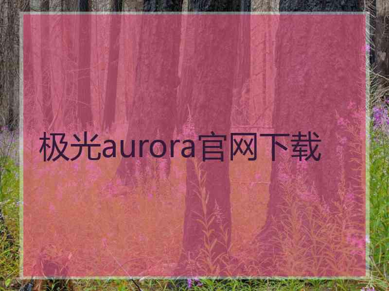 极光aurora官网下载