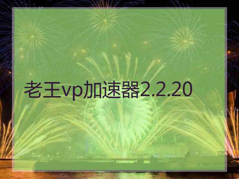 老王vp加速器2.2.20
